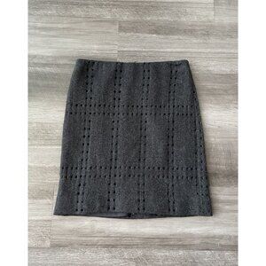 Etcetera EE Gray Wool Skirt Size 0 Lined